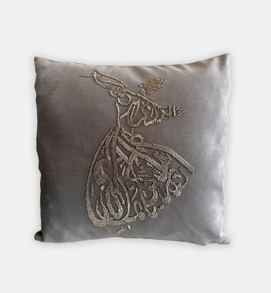 Sama Embroidered Throw Pillow Cover