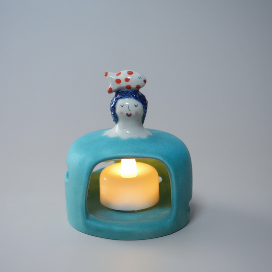 Banou Ceramic tea light holder
