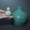 Khane Vase | Wheel-Thrown Ceramic Vase with Hand-Sculpted Details