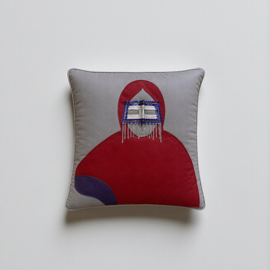 Gheshm Satin Throw Pillow Cover