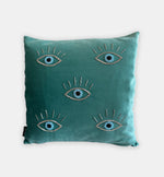 Nazar Embroidered Throw Pillow Cover