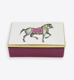 Shabdeez horse box with 24 karat gold