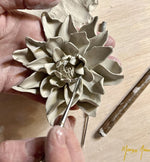 Floral Hand Painted Box with 24 karat Gold